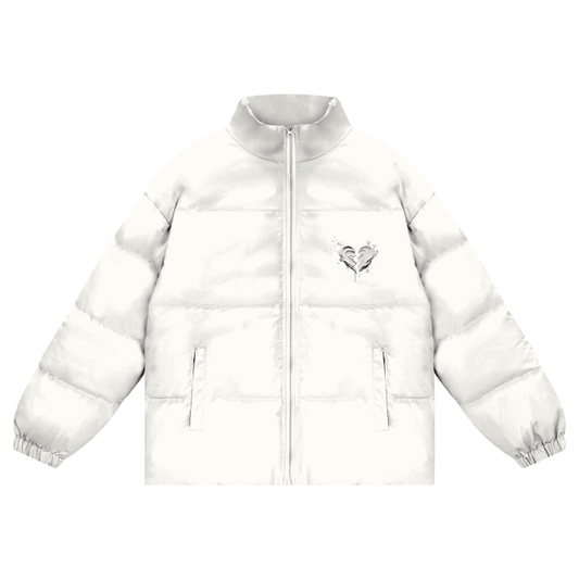 AMOURO Puffer Coat - white