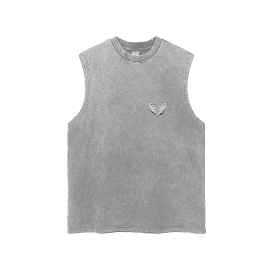 AMOURO Tanktop - light grey