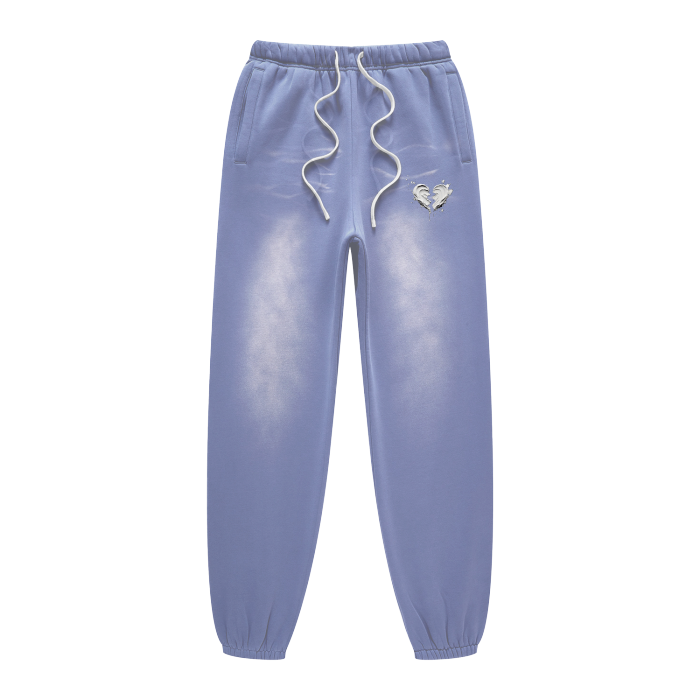 AMOURO Sweatpants - frozen blue